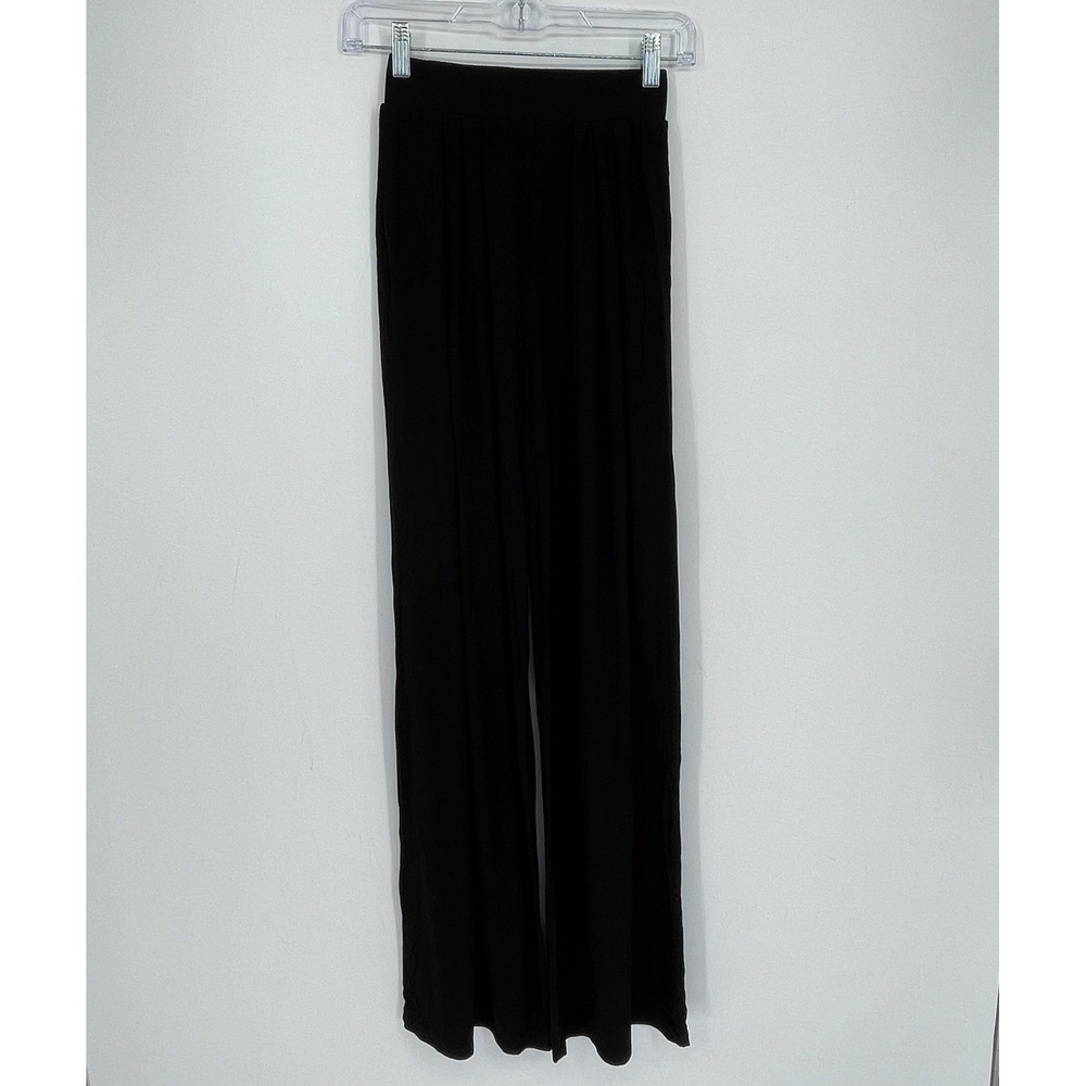Fashion Nova Women's Black High Waist Wide Leg Palazzo Pants Size XS
